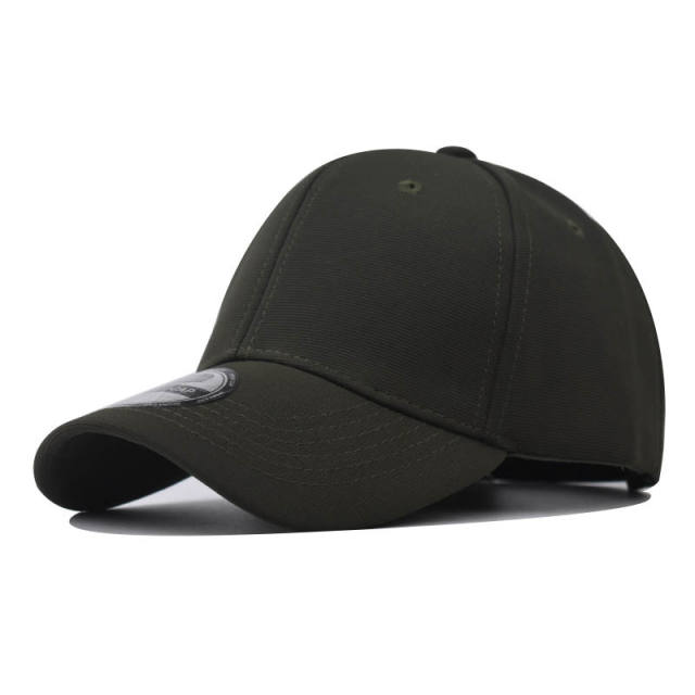 New solid color glossy baseball cap