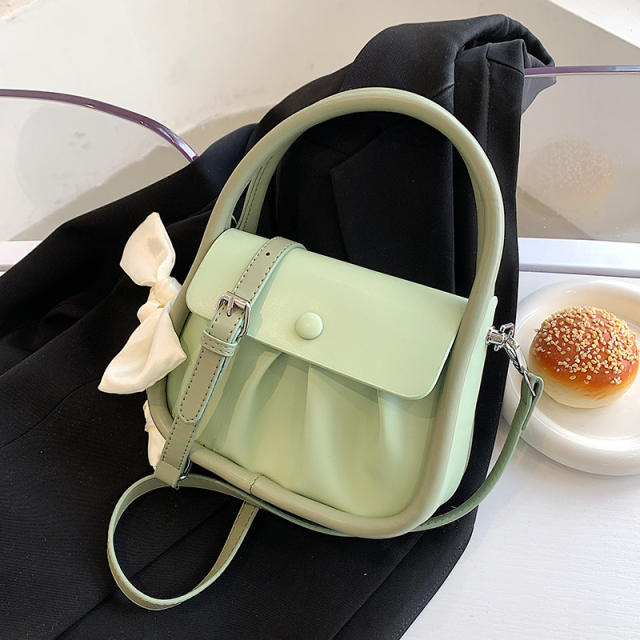 Solid color summer handbag