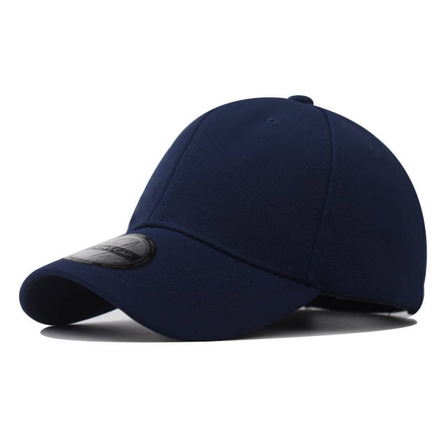 New solid color glossy baseball cap