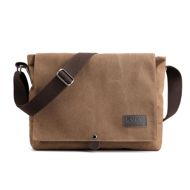 Vintage canvas messenger bag