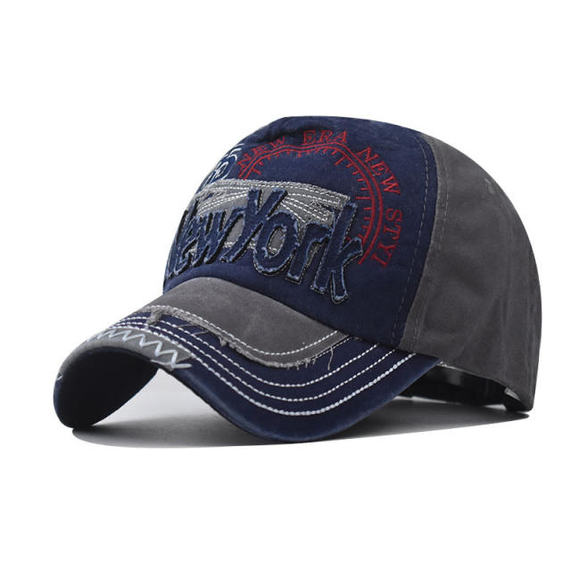 NEW NEW YORK letter cotton baseball cap