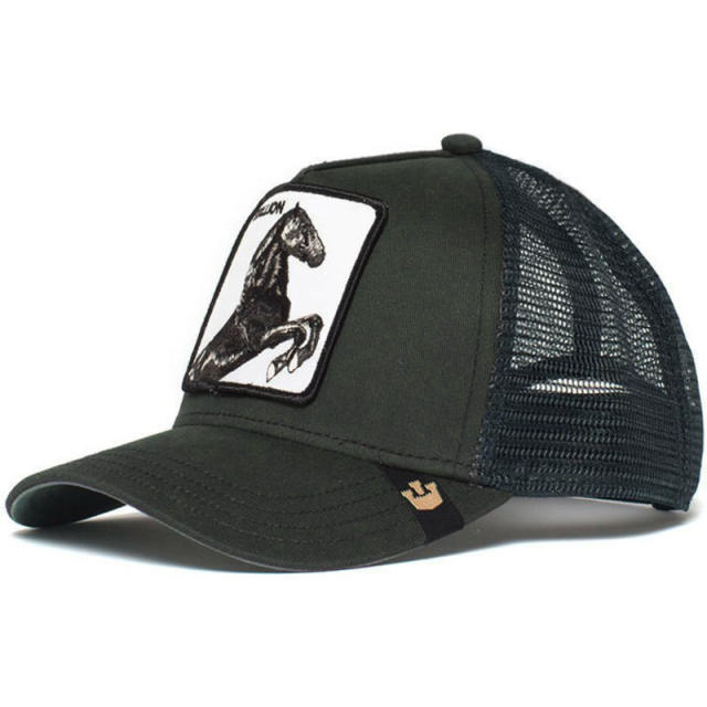 Animal baseball cap cartoon sunscreen mesh embroidery