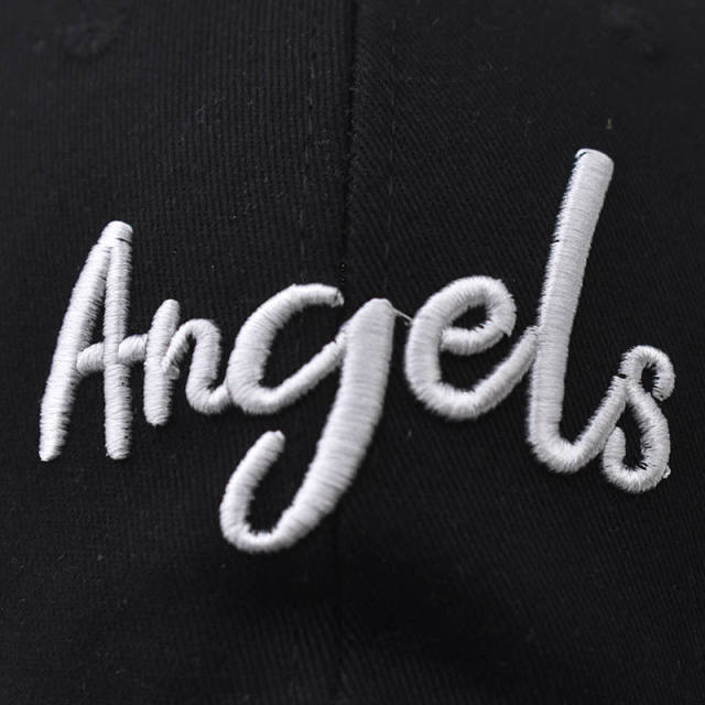 New angels letter cotton baseball cap
