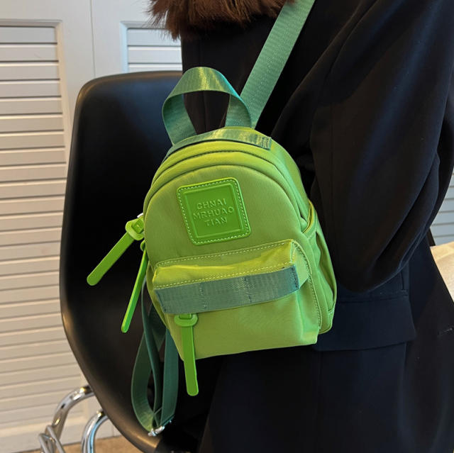 Korean fashion nylon mini backpack