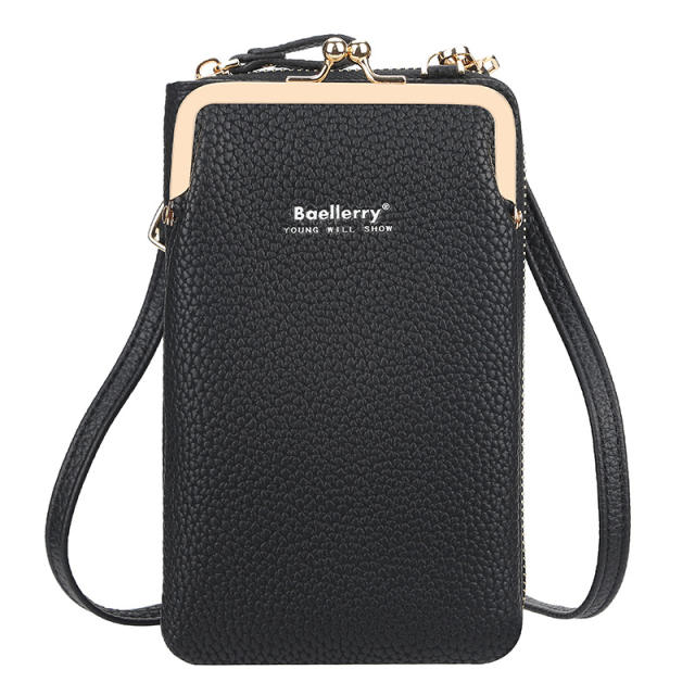 Long style zipper purse