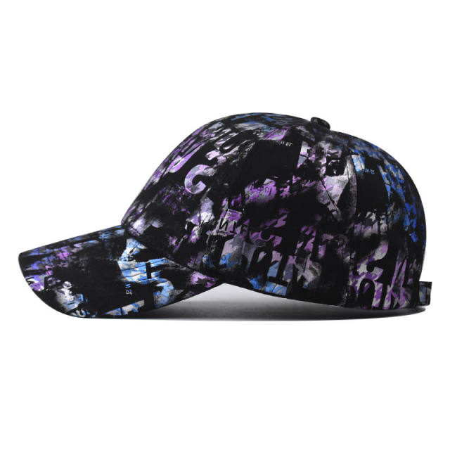 Chinese style gradient color baseball cap