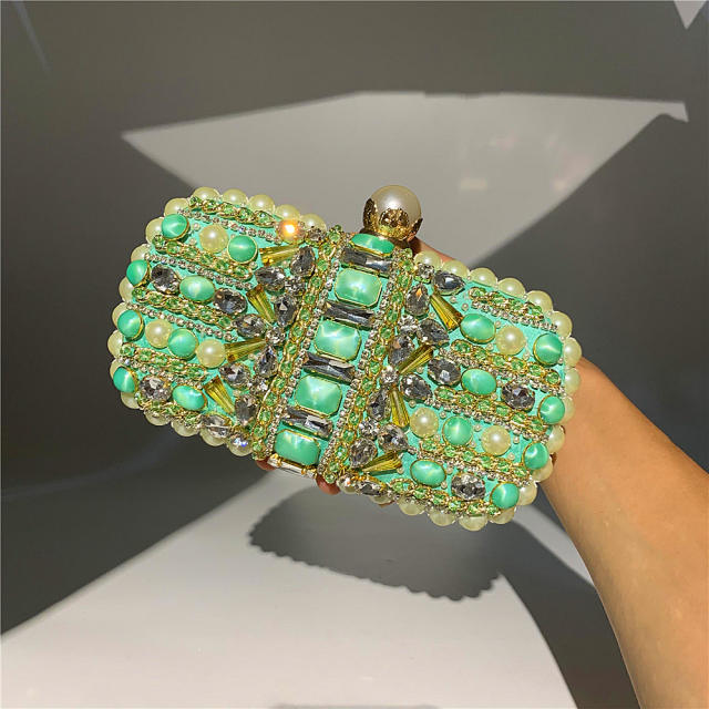 Gem crystal evening bags