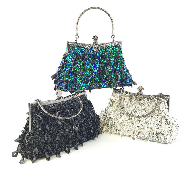 Crystal sequins evening bags