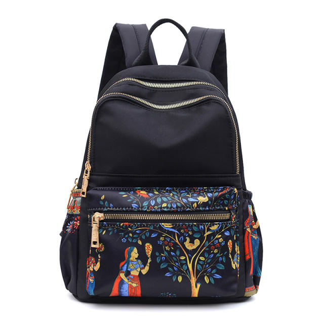Oxford cloth backpack for women