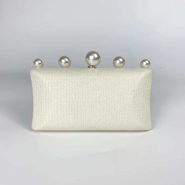French trend pearl evening bag