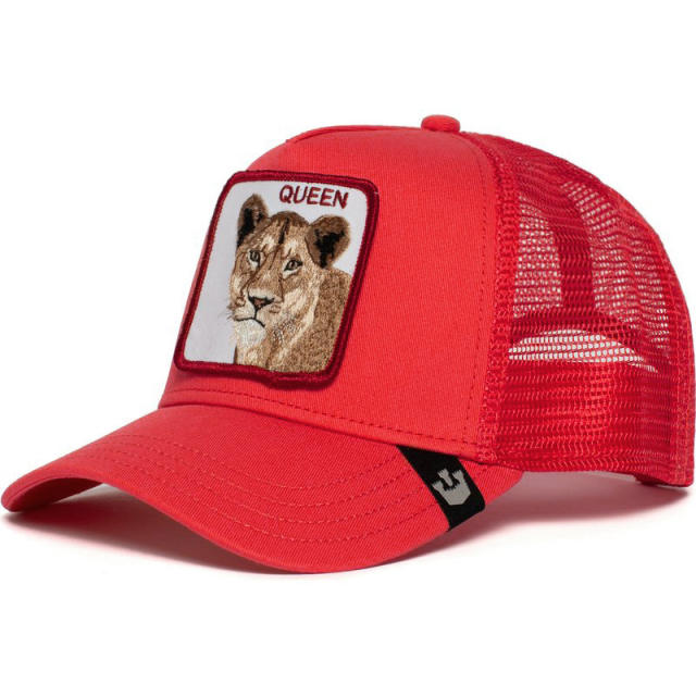 Animal baseball cap cartoon sunscreen mesh embroidery