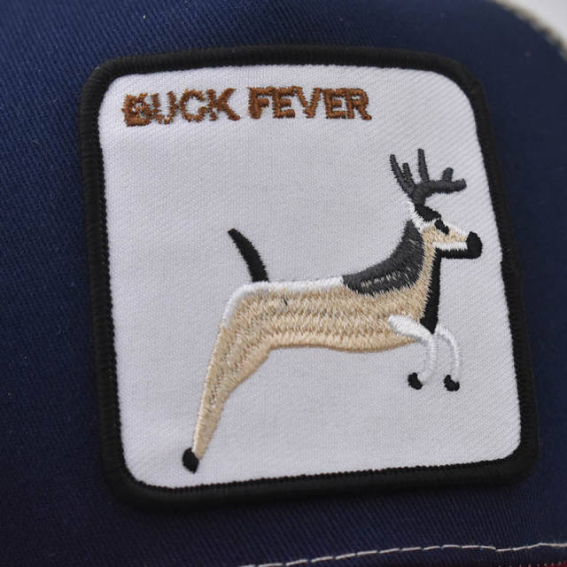 New Deer embroidered cotton baseball cap