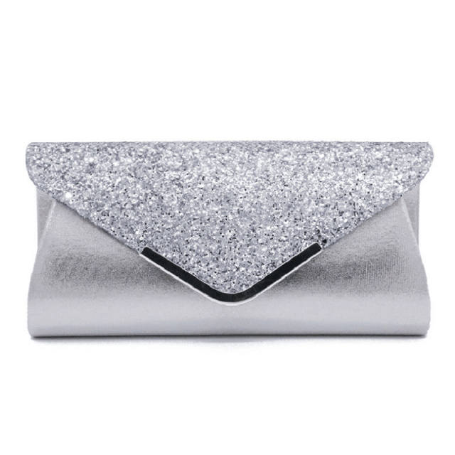 PU sequin women Bag clutch evening bag