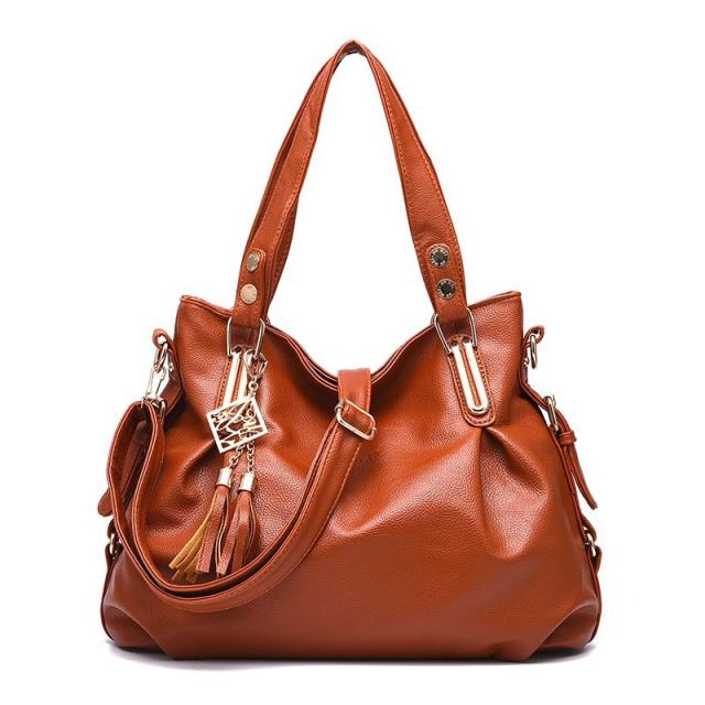 Casual PU leather handbag