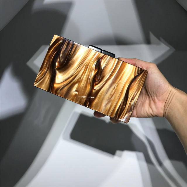 Mother of pearl acrylic evening bags