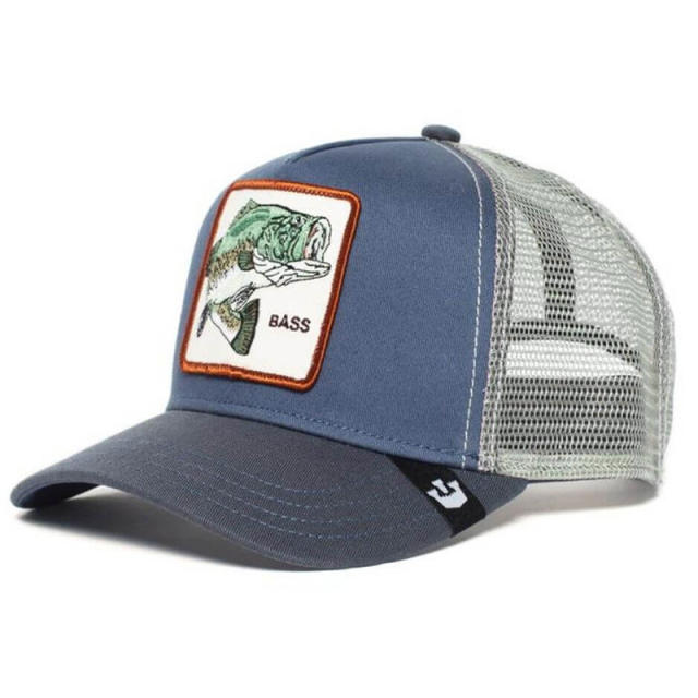 Animal baseball cap cartoon sunscreen mesh embroidery