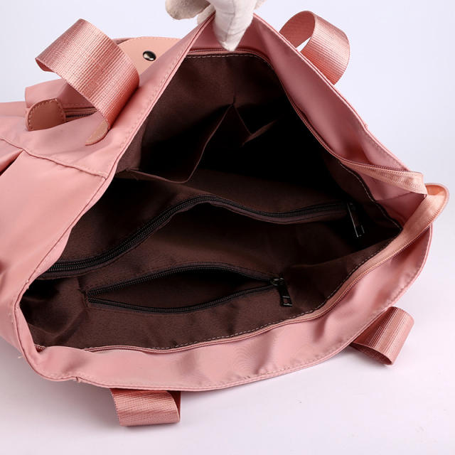 Nylon waterproof large capacity tote bag