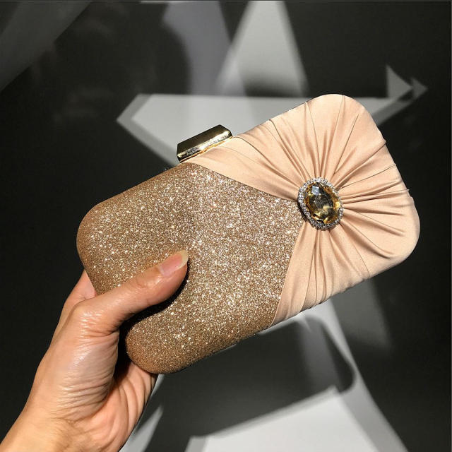 Crystal glitter evening bags