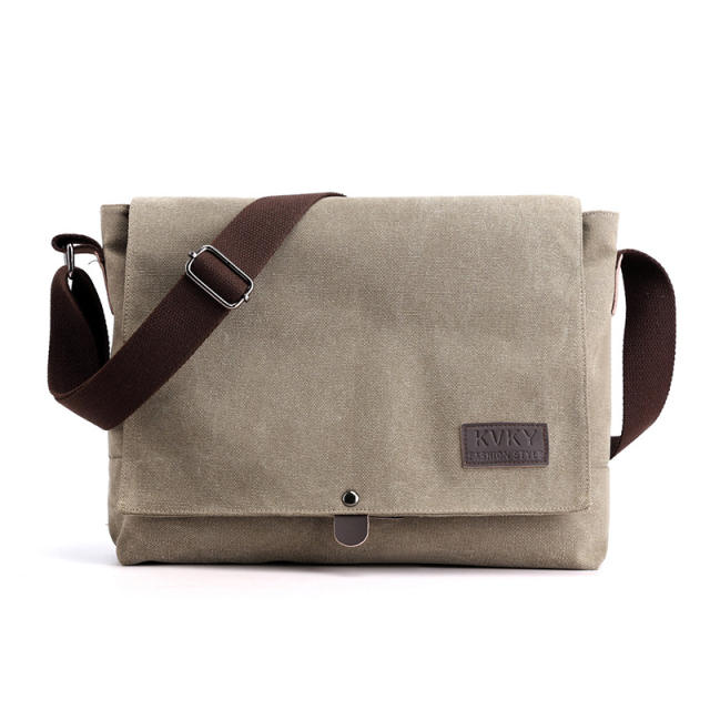 Vintage canvas messenger bag