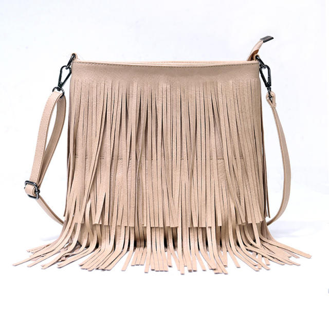 Boho tassel crossbody bag