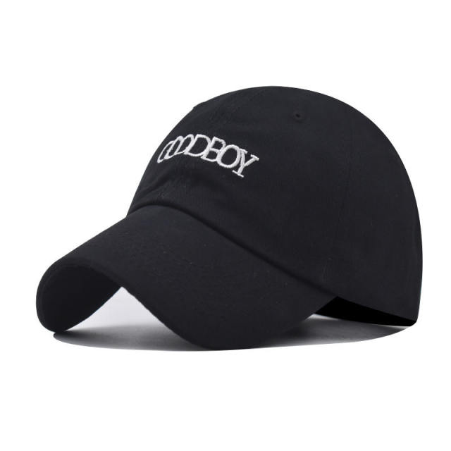 New GOODBOY letter cotton baseball cap