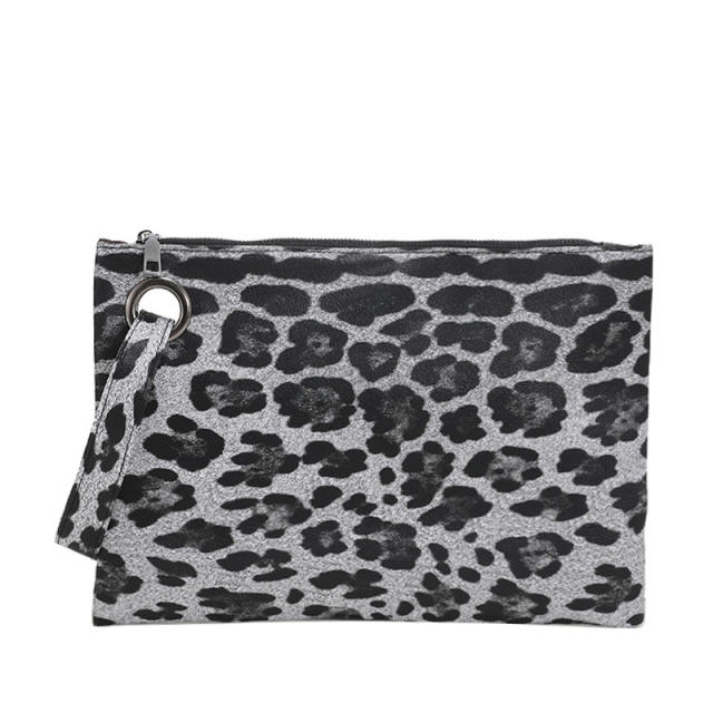 Occident fashion color printing pu clutch