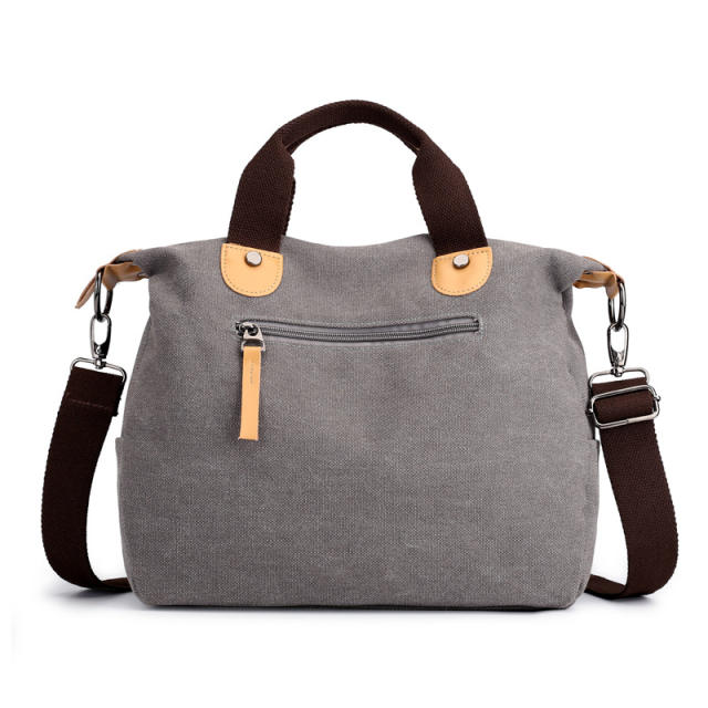 Vintage fashion canvas handbag