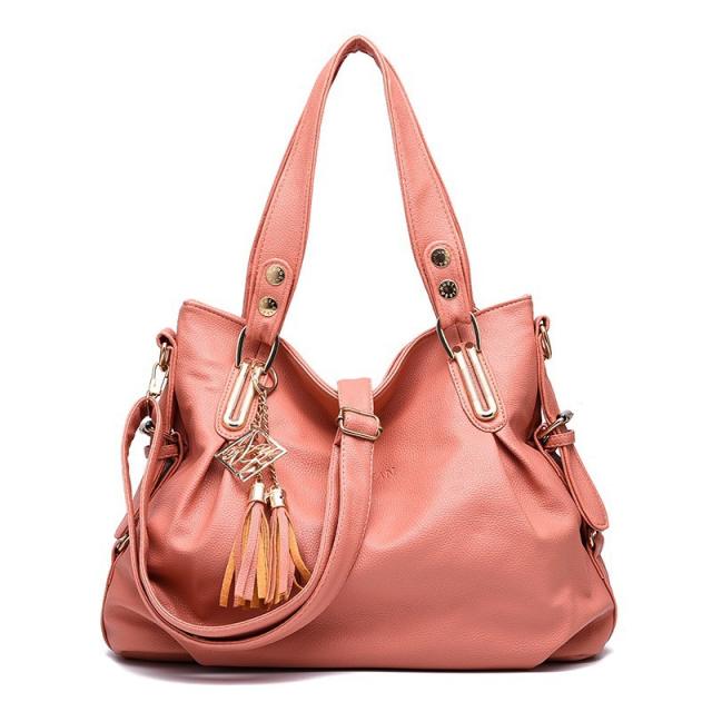 Casual PU leather handbag