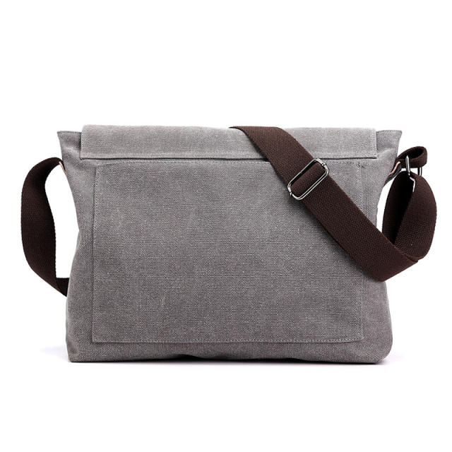 Vintage canvas messenger bag