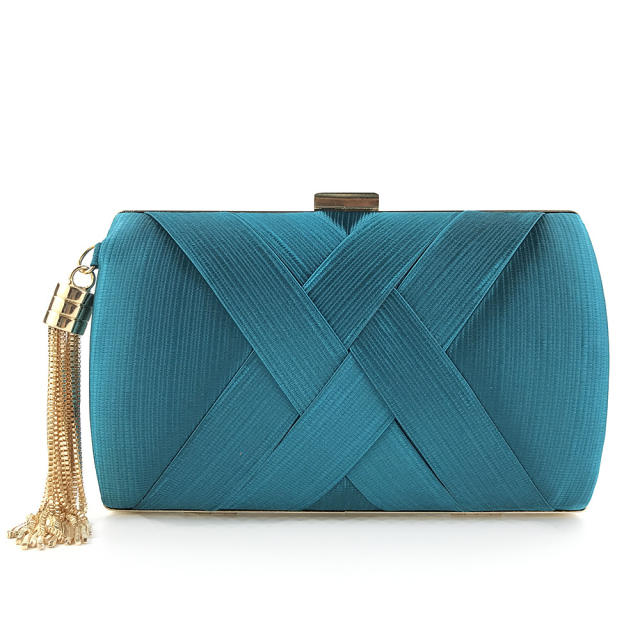 Silk tassel evening bags