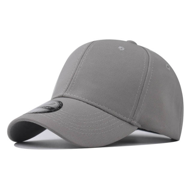 New solid color glossy baseball cap