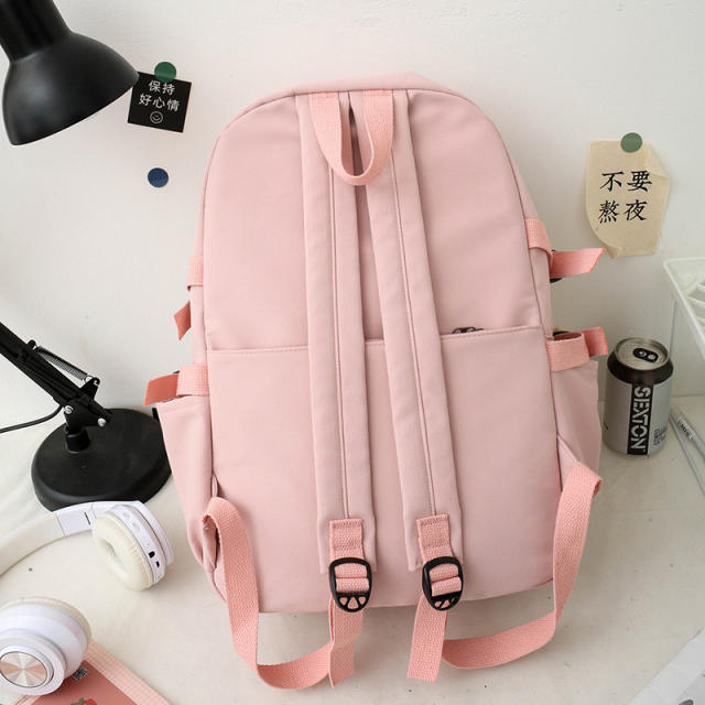 Korean fashion large capacity nylon backpack
