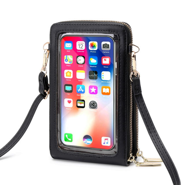 Touchscreen multifunction crossbody mini purse