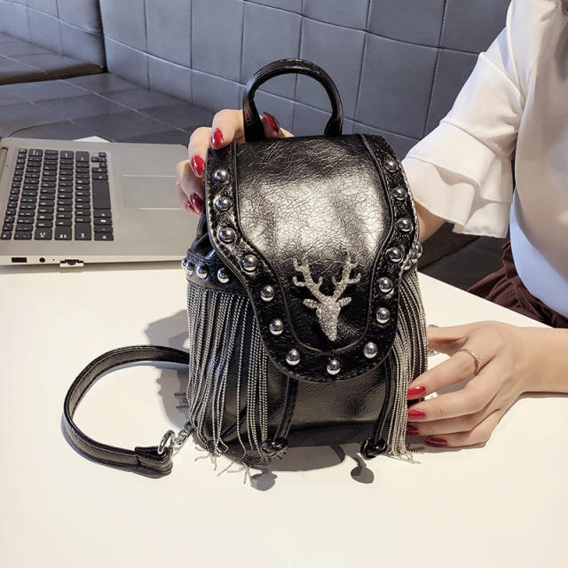 Ins new tassel crossbody bag