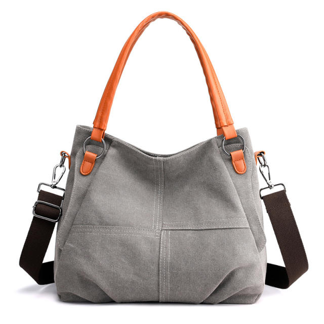 Vintige canvas tote bag