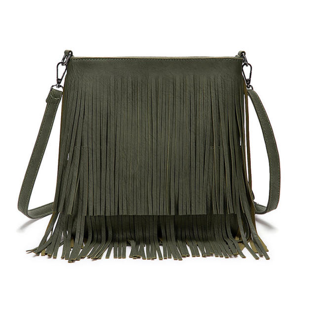 Boho tassel crossbody bag