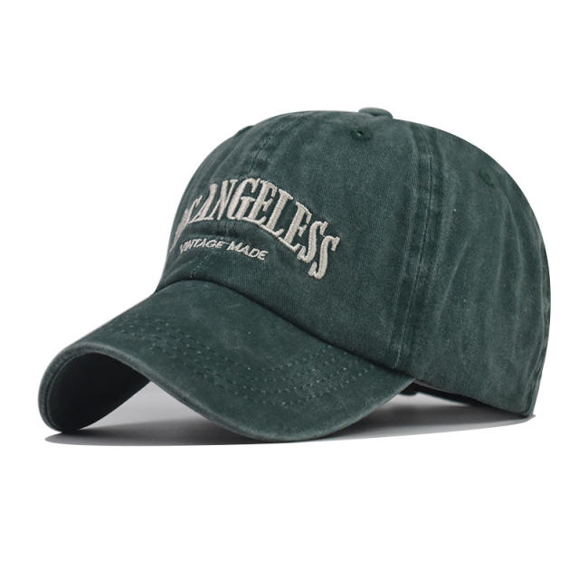 Letters embroidery classic baseball cap