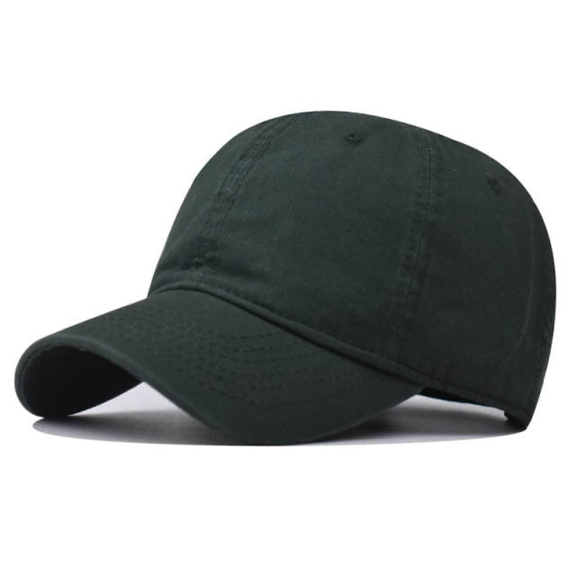 Fashion solid color cotton baseball cap