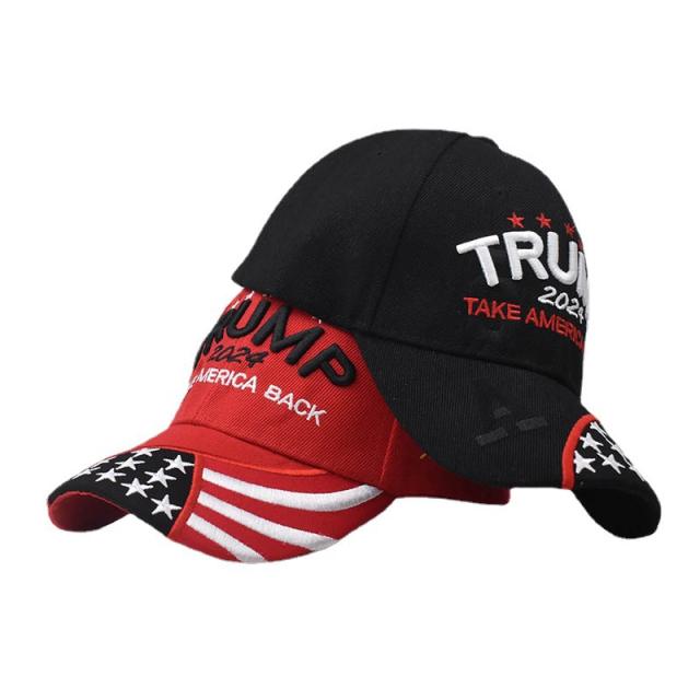 New 2024 Trump embroidered cotton baseball cap
