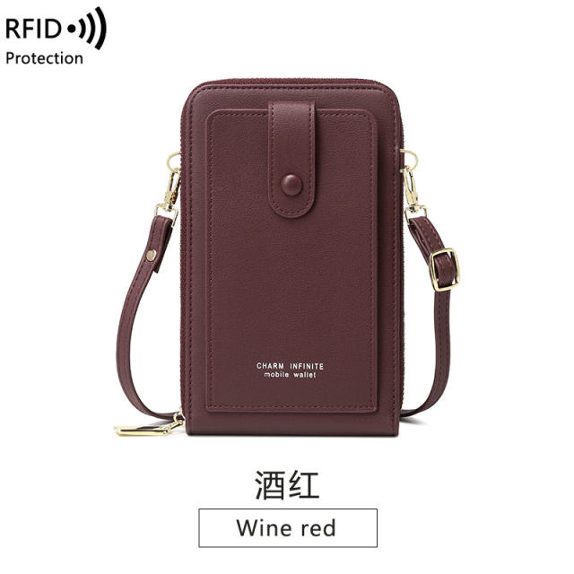 Touchscreen crossbody mini phone bag