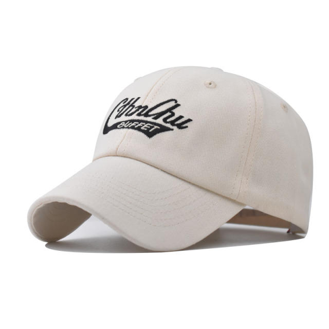 New letter embroidered cotton baseball cap