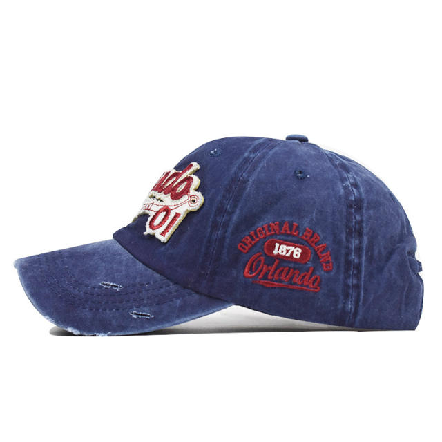 Classic letters embroidery baseball cap