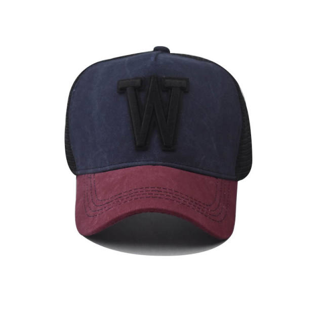New W Three-dimensional embroidered cotton baseball cap
