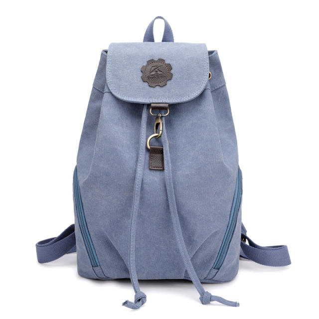 Vintage canvas backpack