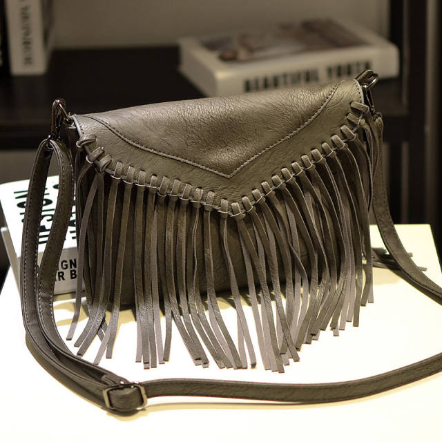 Hiphop tassel crossbody bag