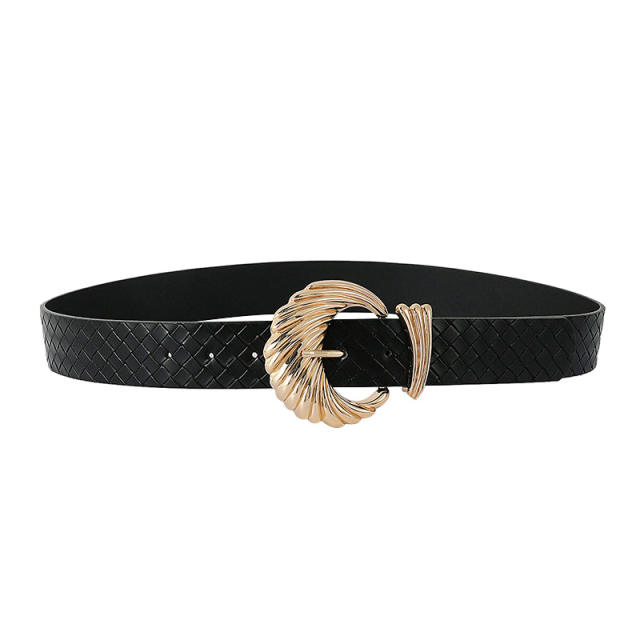 Korean fashion shell shape buckle belt