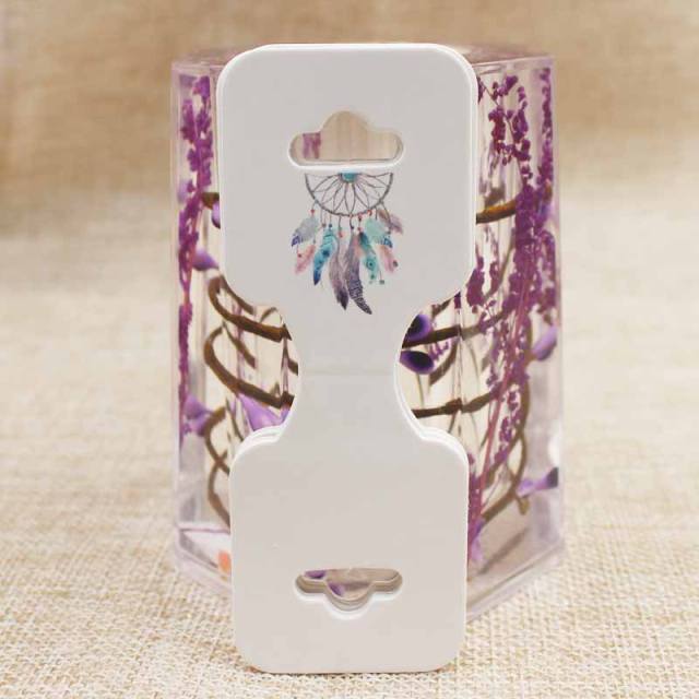 100pcs color printing jewelry cards