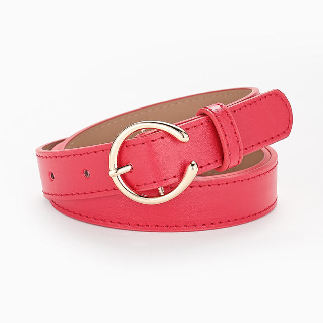 INS concise korean C shape buckle belt