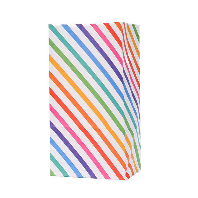 Color polka dots stripe paper bag