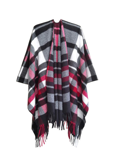 Occident fashion classic plaid pattern warm shawl scarf